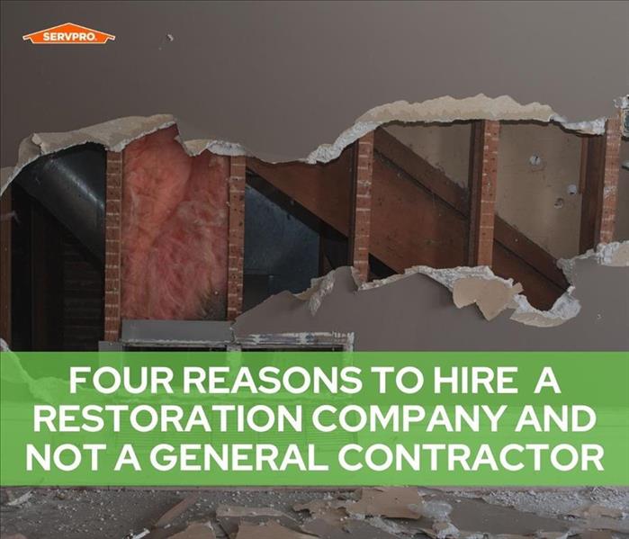 Four Reasons To Hire a Restoration Company Instead of a General Contractor